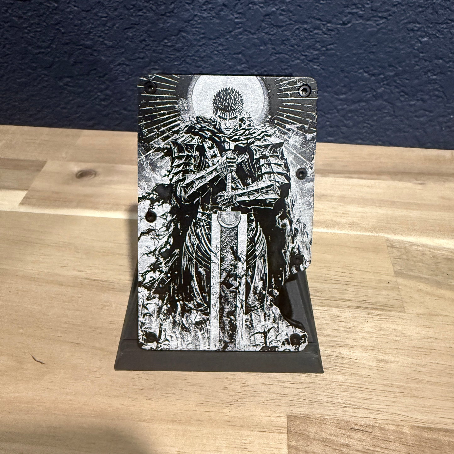 Guts Dragonslayer Berserk Anime Manga Series Slim Metal Aluminum Wallet | Multiple Color Options