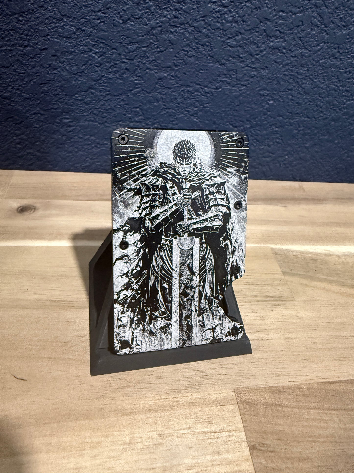 Guts Dragonslayer Berserk Anime Manga Series Slim Metal Aluminum Wallet | Multiple Color Options