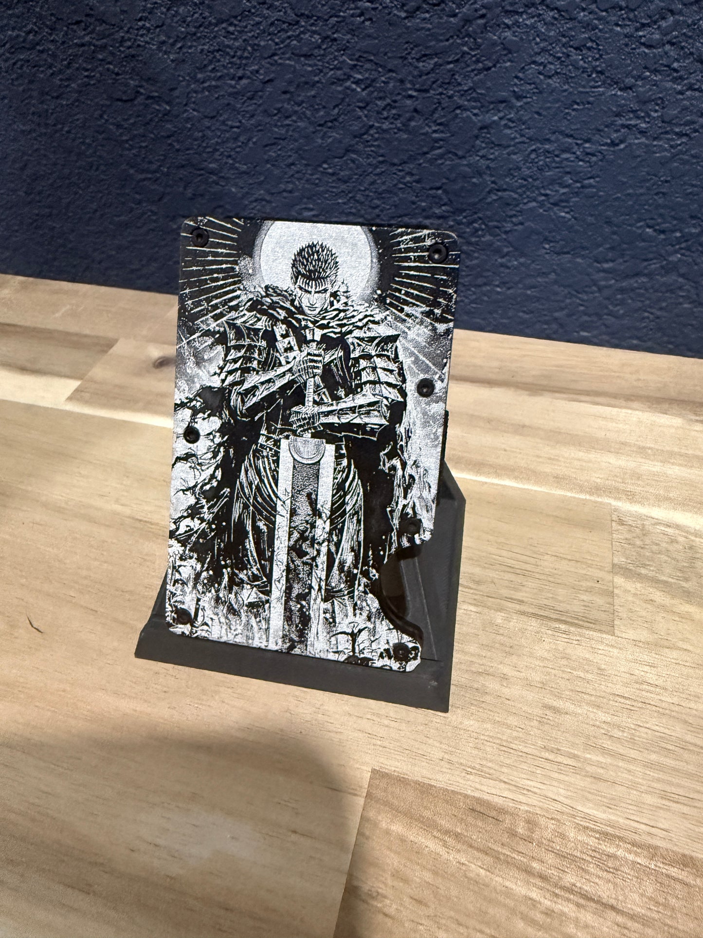 Guts Dragonslayer Berserk Anime Manga Series Slim Metal Aluminum Wallet | Multiple Color Options