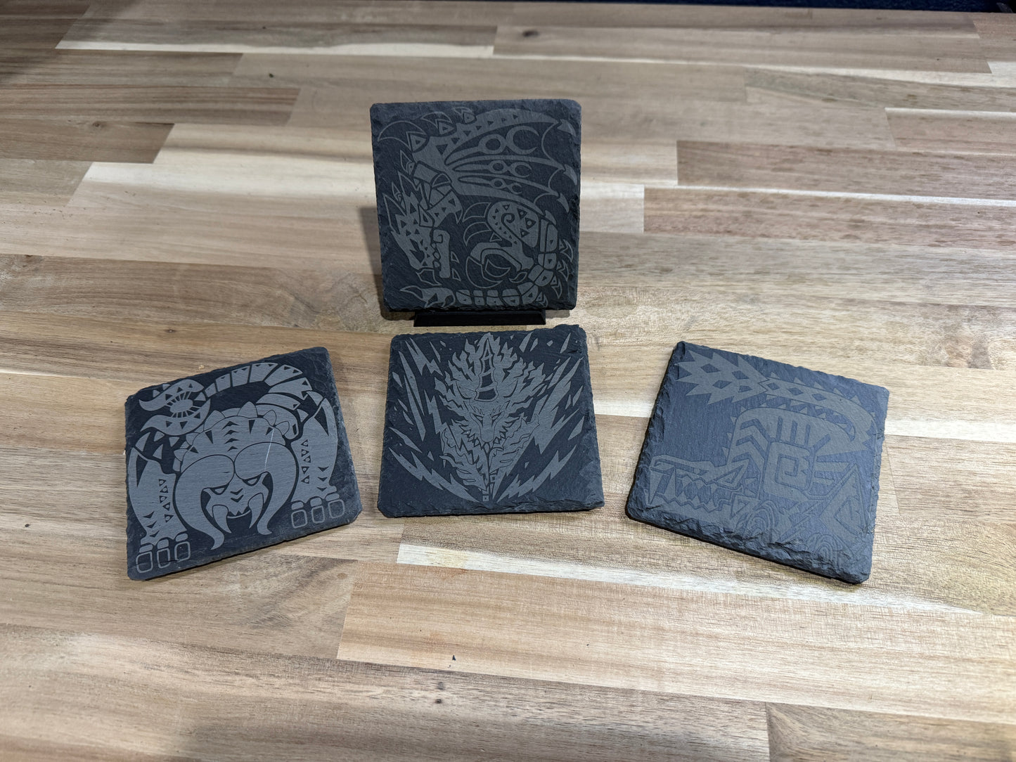 Monster Hunter Game Slate Coaster, 20+ Monsters Available
