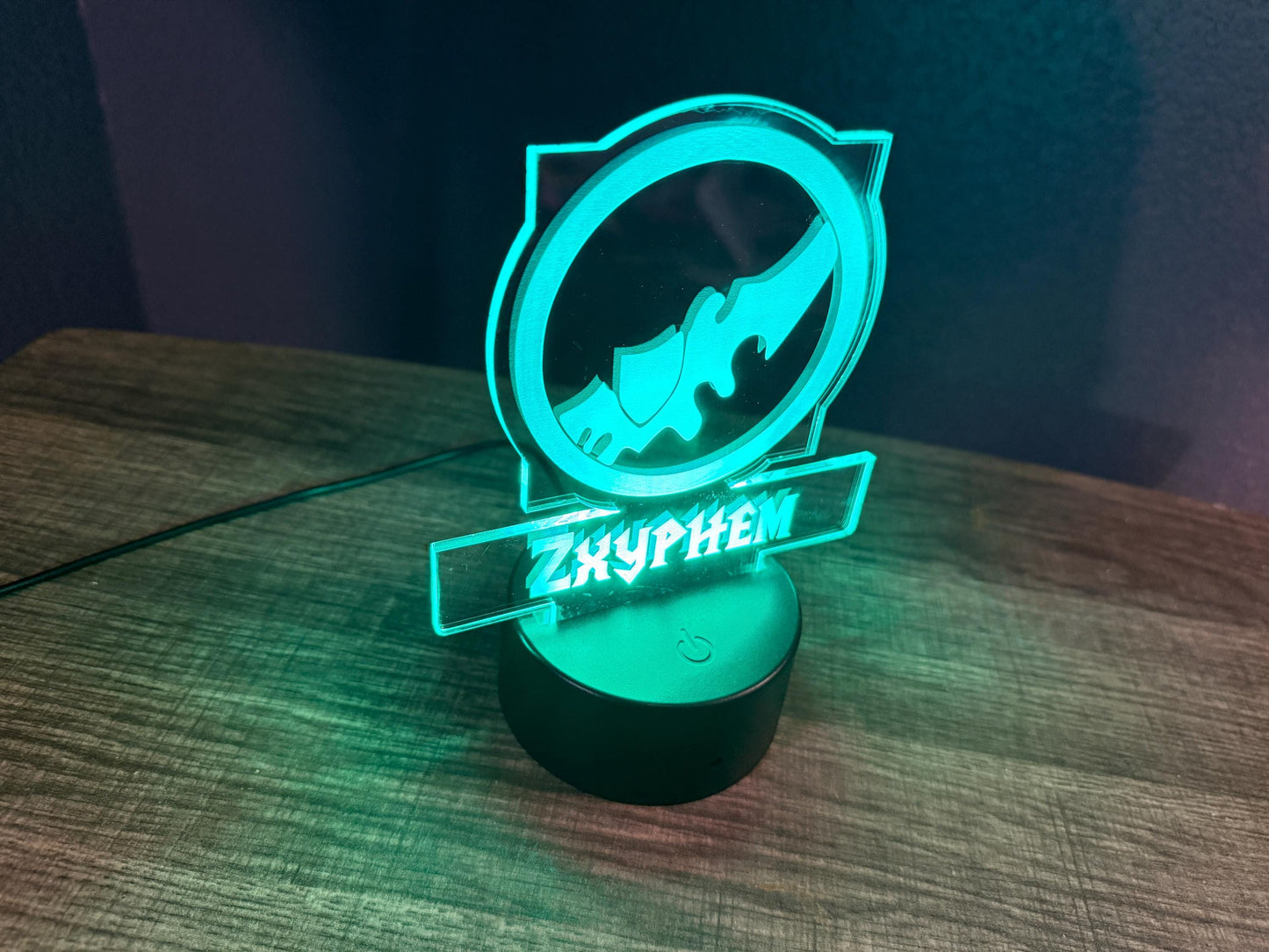 WoW World of Warcraft Class Icon Acrylic LED Night Light with RGB Controller | Alliance Horde Player Gift, Gaming Gift, Nerdy Finds, Gamers
