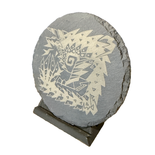 Monster Hunter Game Round Slate Coaster, 20+ Monsters Available