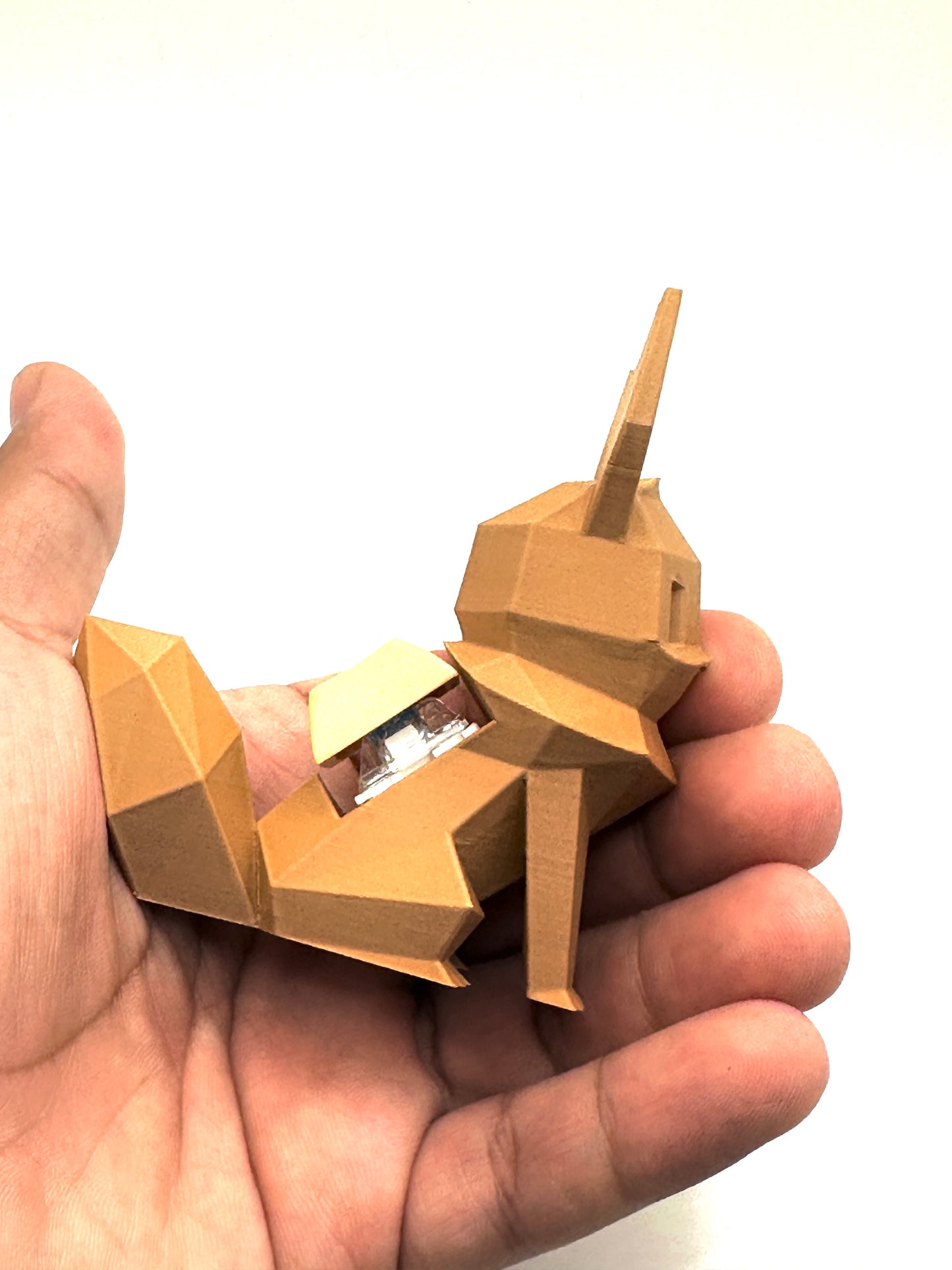 Low Poly Eevee Pokemon Mechanical Switch Fidget Toy | Stim Toy, Stress Relief, ADHD, ASMR