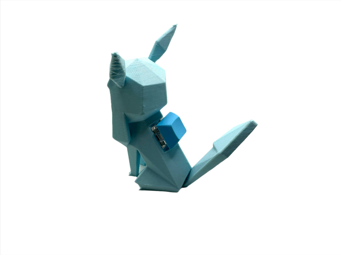 Low Poly Glaceon Mechanical Switch Fidget Toy | Stim Toy, Stress Relief, ADHD, ASMR