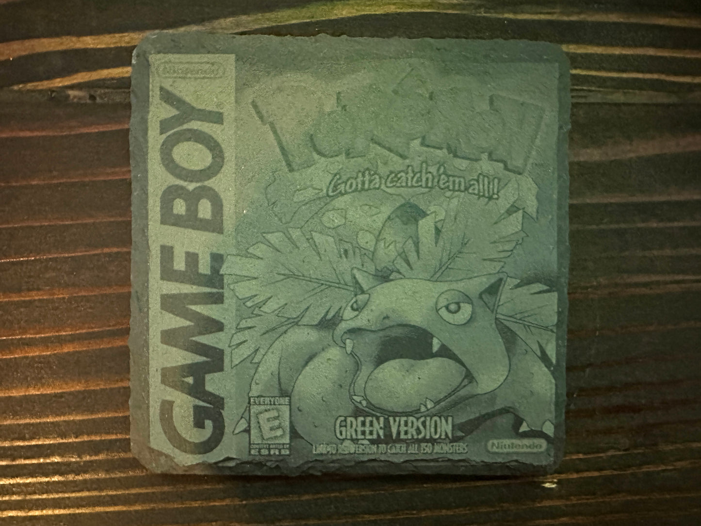 90's Pokemon Gameboy Cover Slate Coaster