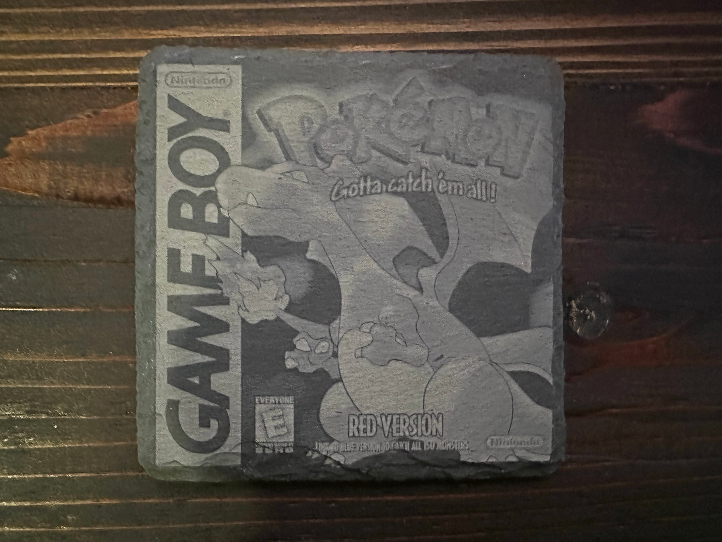 90's Pokemon Gameboy Cover Slate Coaster