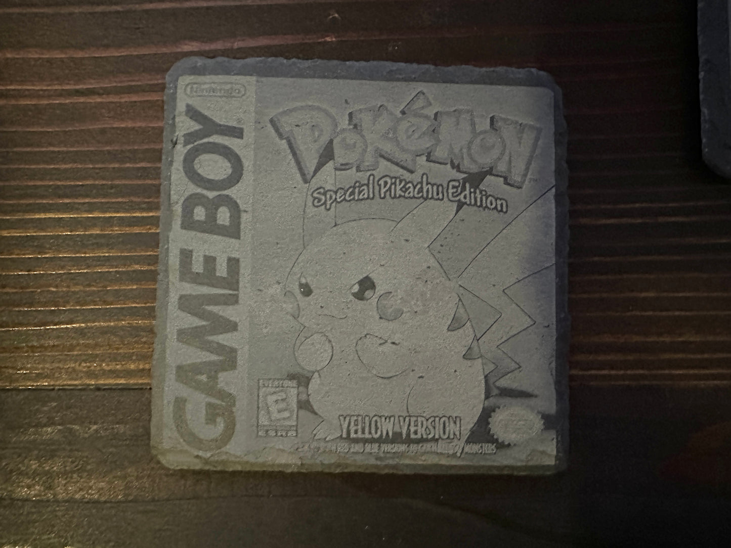 90's Pokemon Gameboy Cover Slate Coaster