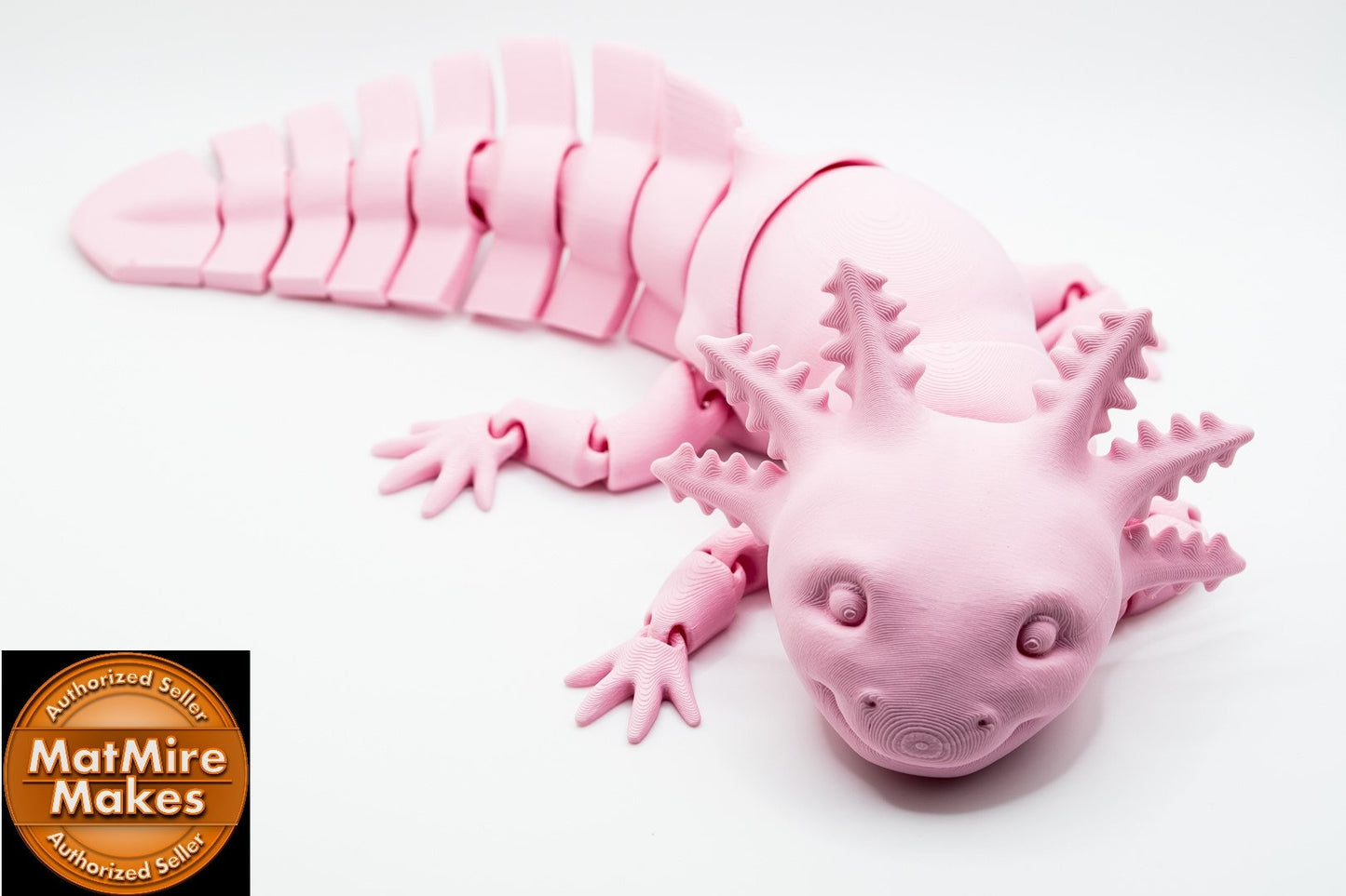 Articulating Flexi Axolotl Fidget Toy, Multiple color options | Stim Toy, Stress Relief, ADHD