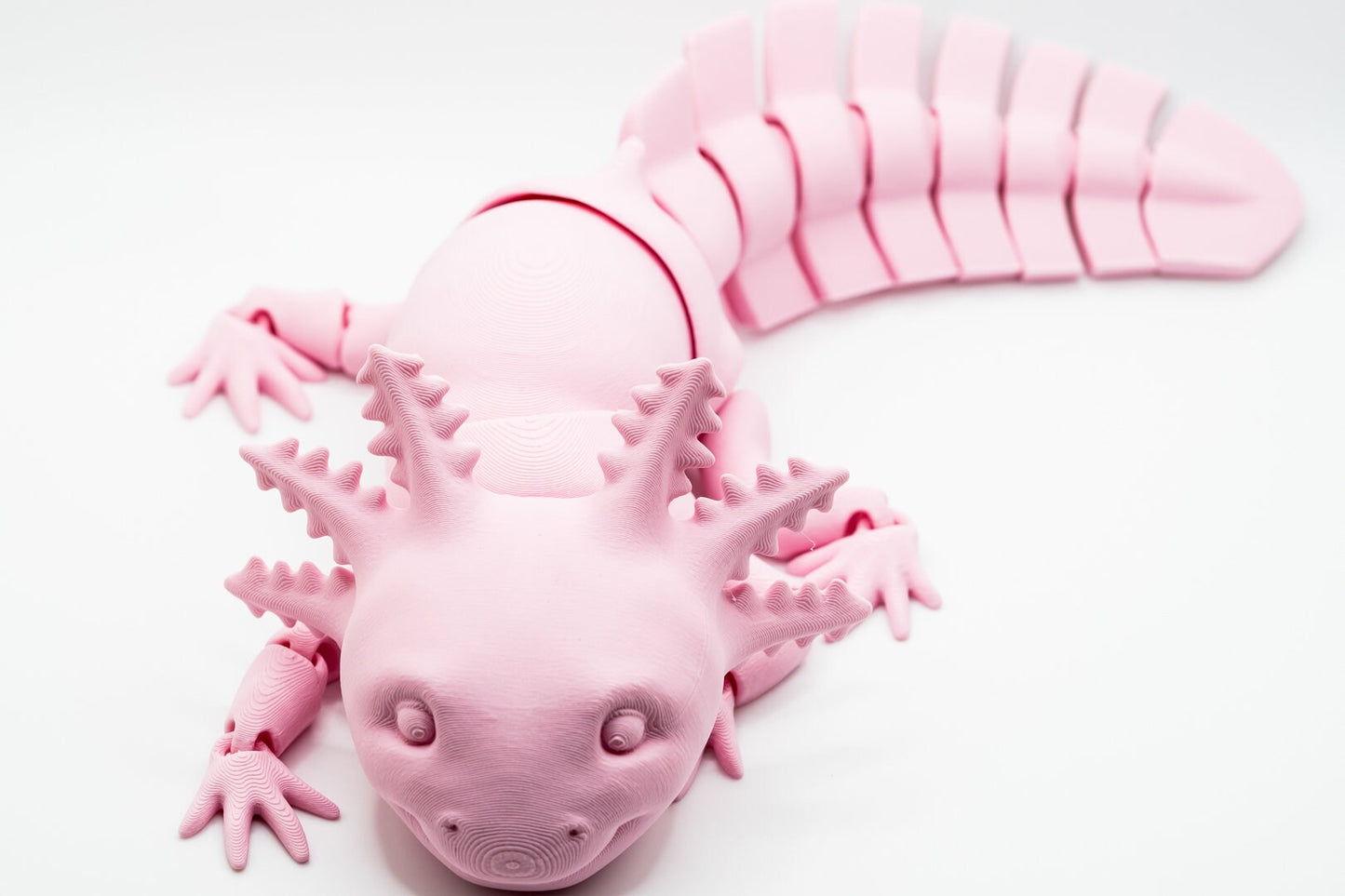 Articulating Flexi Axolotl Fidget Toy, Multiple color options | Stim Toy, Stress Relief, ADHD