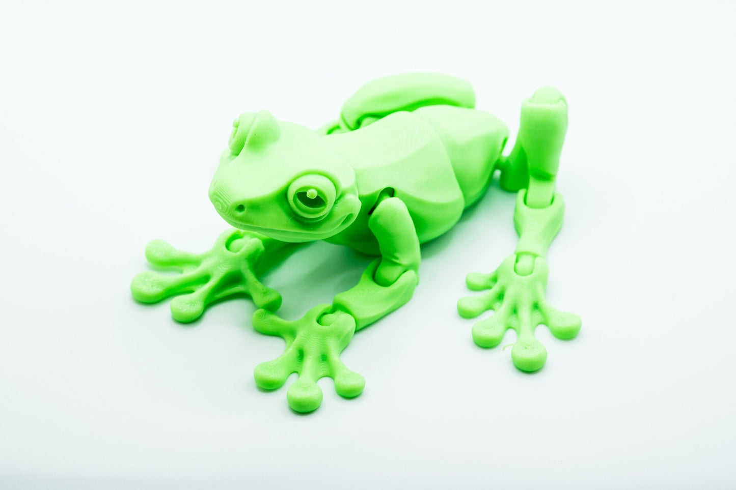 Articulating Flexi Frog Fidget Toy, Multiple color options