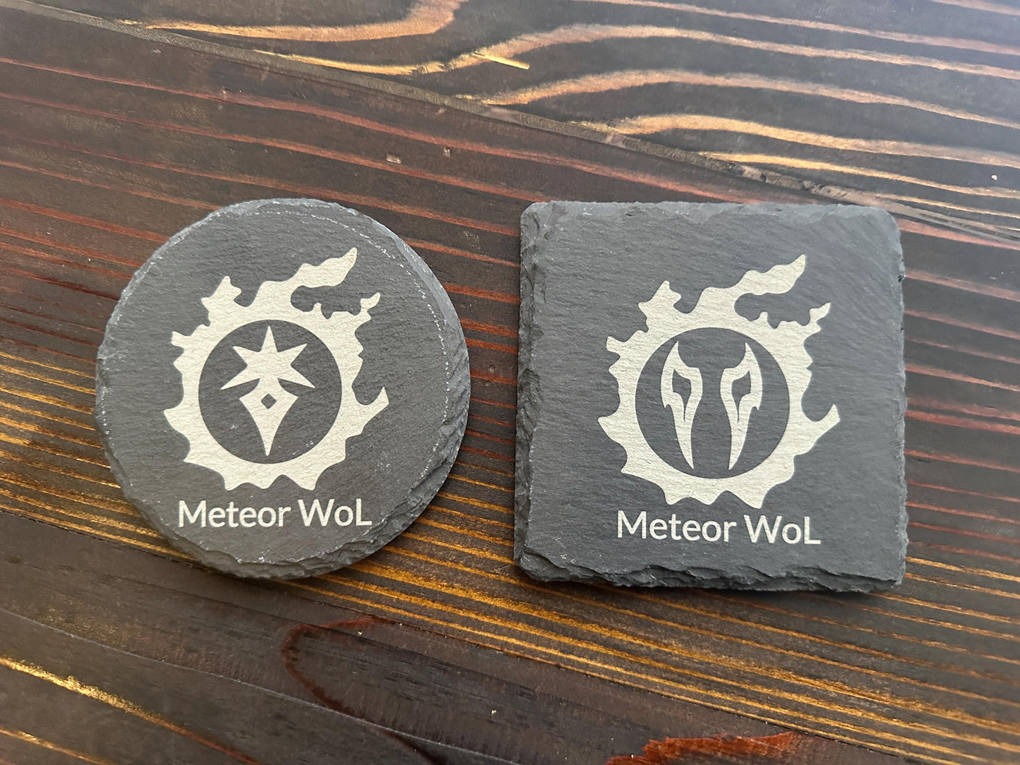 Final Fantasy XIV Disciple of War Slate Coasters | Optional Name Personalization