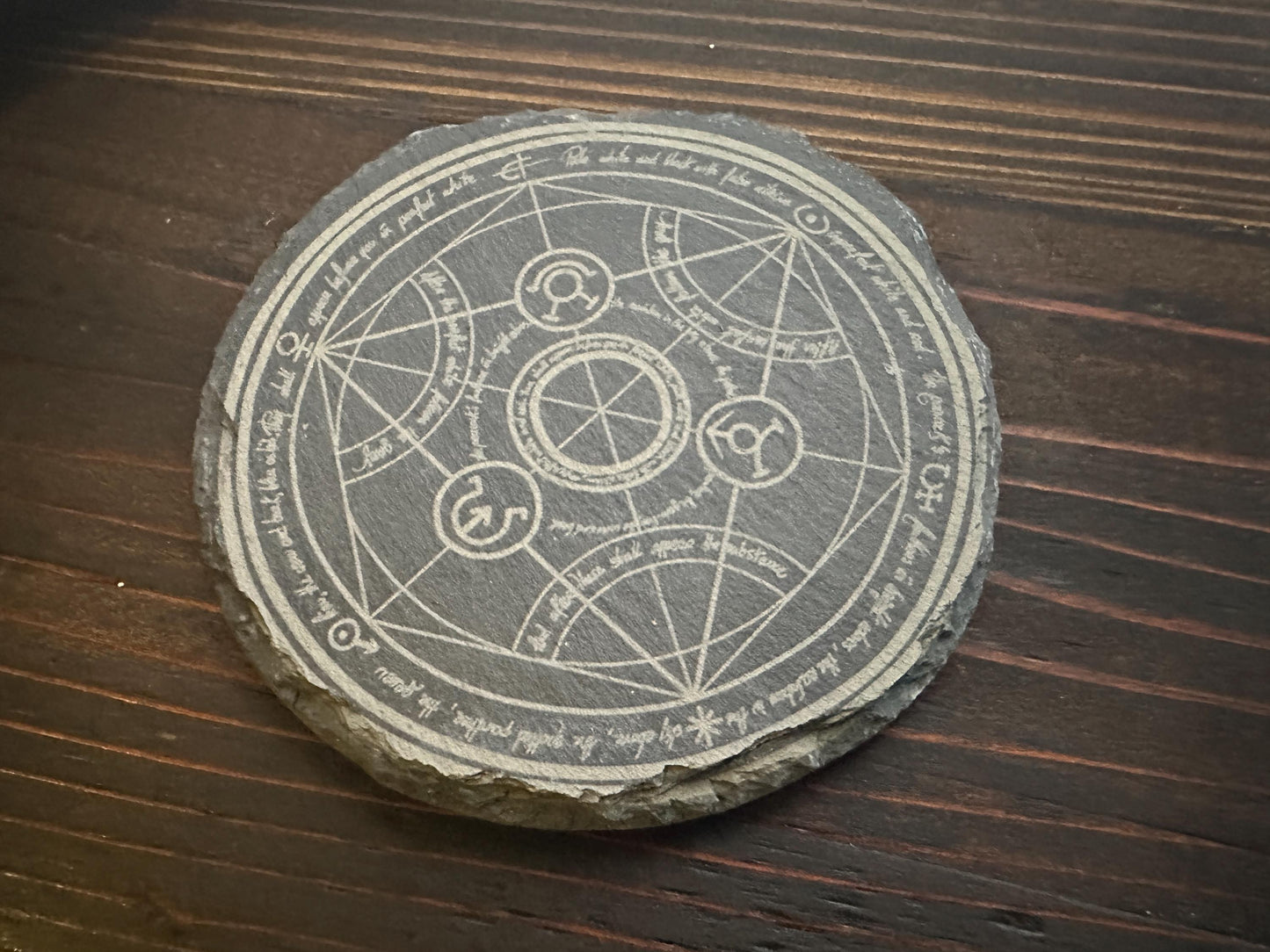 FMA Brotherhood Human Transmuation Slate Coasters