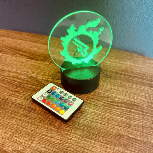 FFXIV Job Emblem Acrylic Light Stand | Optional Name Personalization, Gaming Gift, Gift For Him, Gift For Her, Birthday Present
