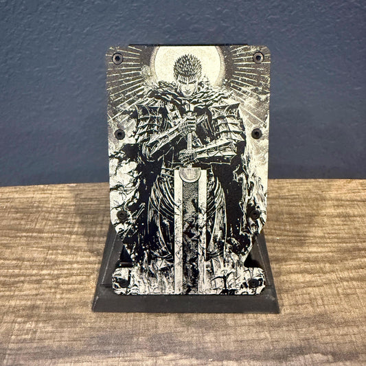 Raging Berserker Custom Laser Engraved RFID Minimalist Wallet, Different Wallet Styles | Gamer Gift, Anime Lover, Otaku Gift, EDC