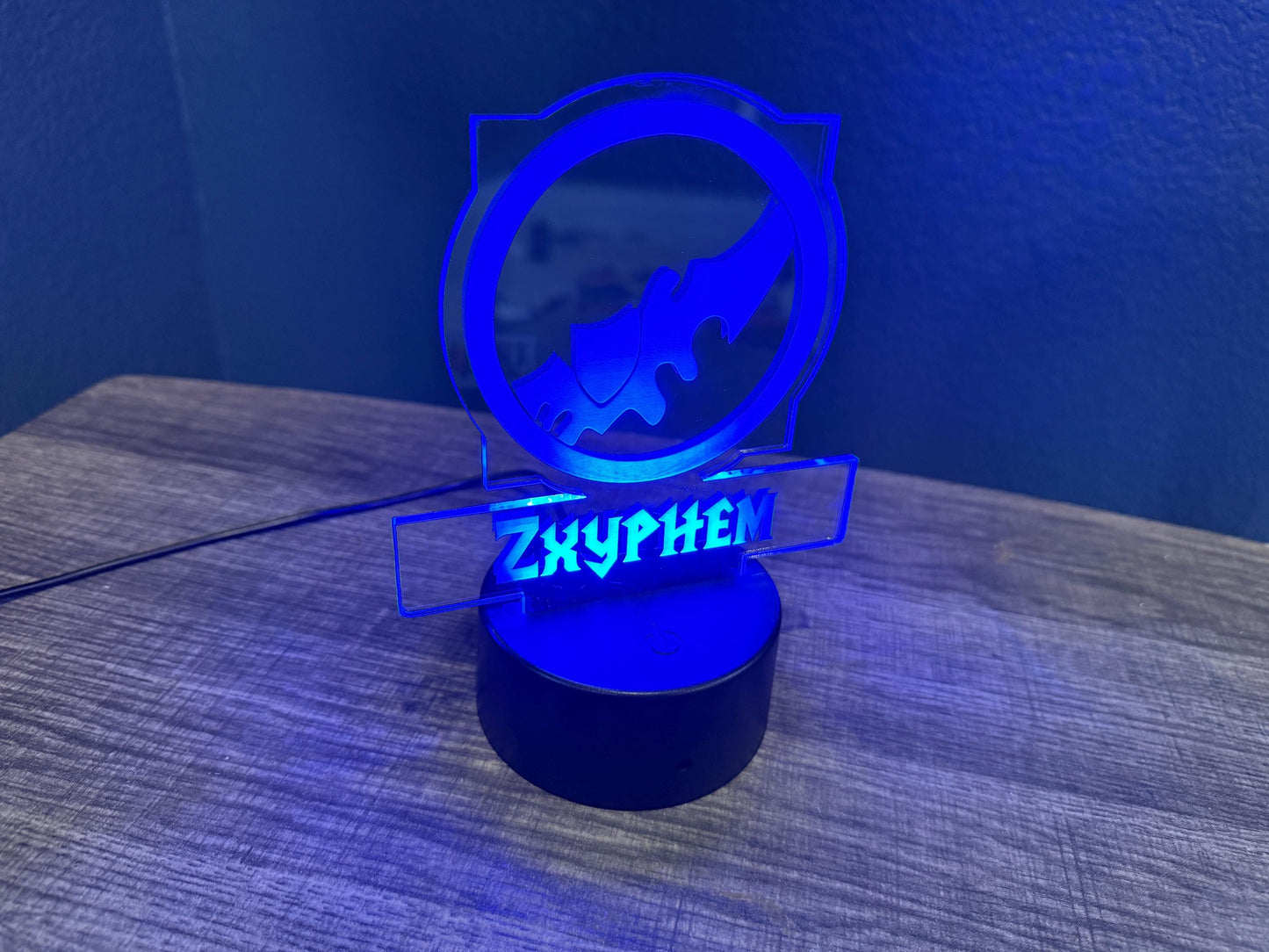 WoW World of Warcraft Class Icon Acrylic LED Night Light with RGB Controller | Alliance Horde Player Gift, Gaming Gift, Nerdy Finds, Gamers