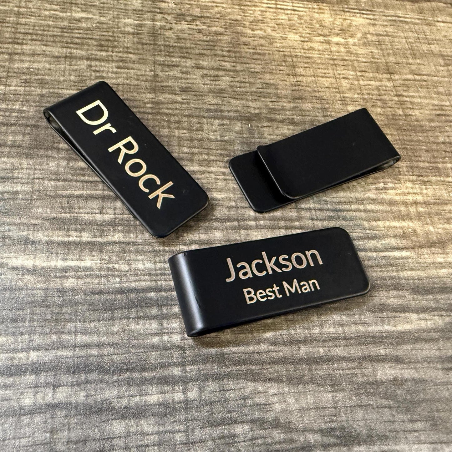 Unique Laser Engraved Money Clip, Best Father's Day Gift, Anniversary Gift, Custom Money Clip, Husband Gift, Graduation Gift, Bachelor Party