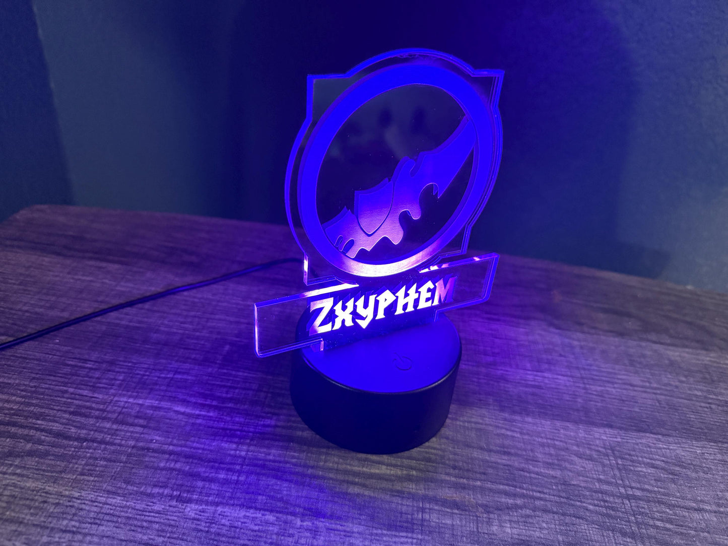 WoW World of Warcraft Class Icon Acrylic LED Night Light with RGB Controller | Alliance Horde Player Gift, Gaming Gift, Nerdy Finds, Gamers