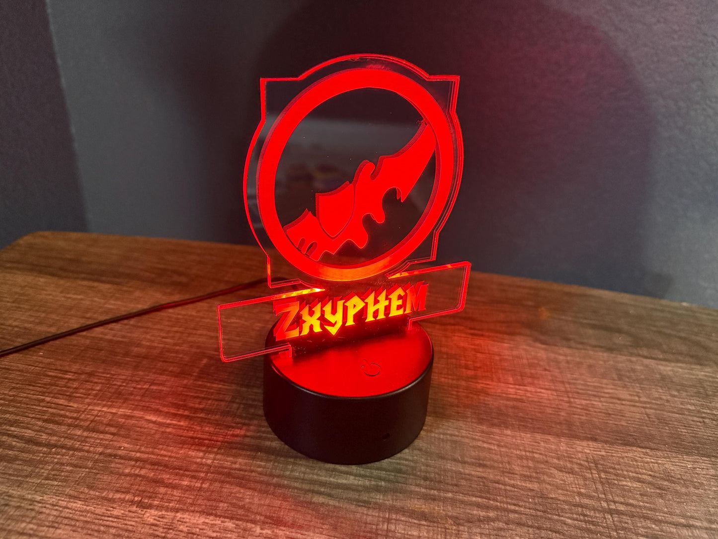 WoW World of Warcraft Class Icon Acrylic LED Night Light with RGB Controller | Alliance Horde Player Gift, Gaming Gift, Nerdy Finds, Gamers