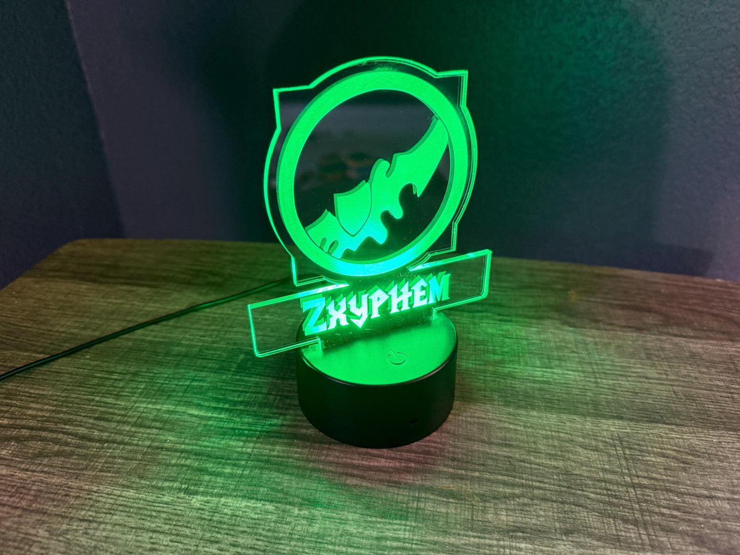 WoW World of Warcraft Class Icon Acrylic LED Night Light with RGB Controller | Alliance Horde Player Gift, Gaming Gift, Nerdy Finds, Gamers