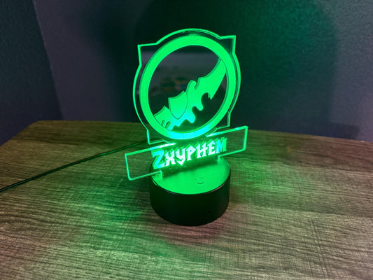 WoW World of Warcraft Class Icon Acrylic LED Night Light with RGB Controller | Alliance Horde Player Gift, Gaming Gift, Nerdy Finds, Gamers