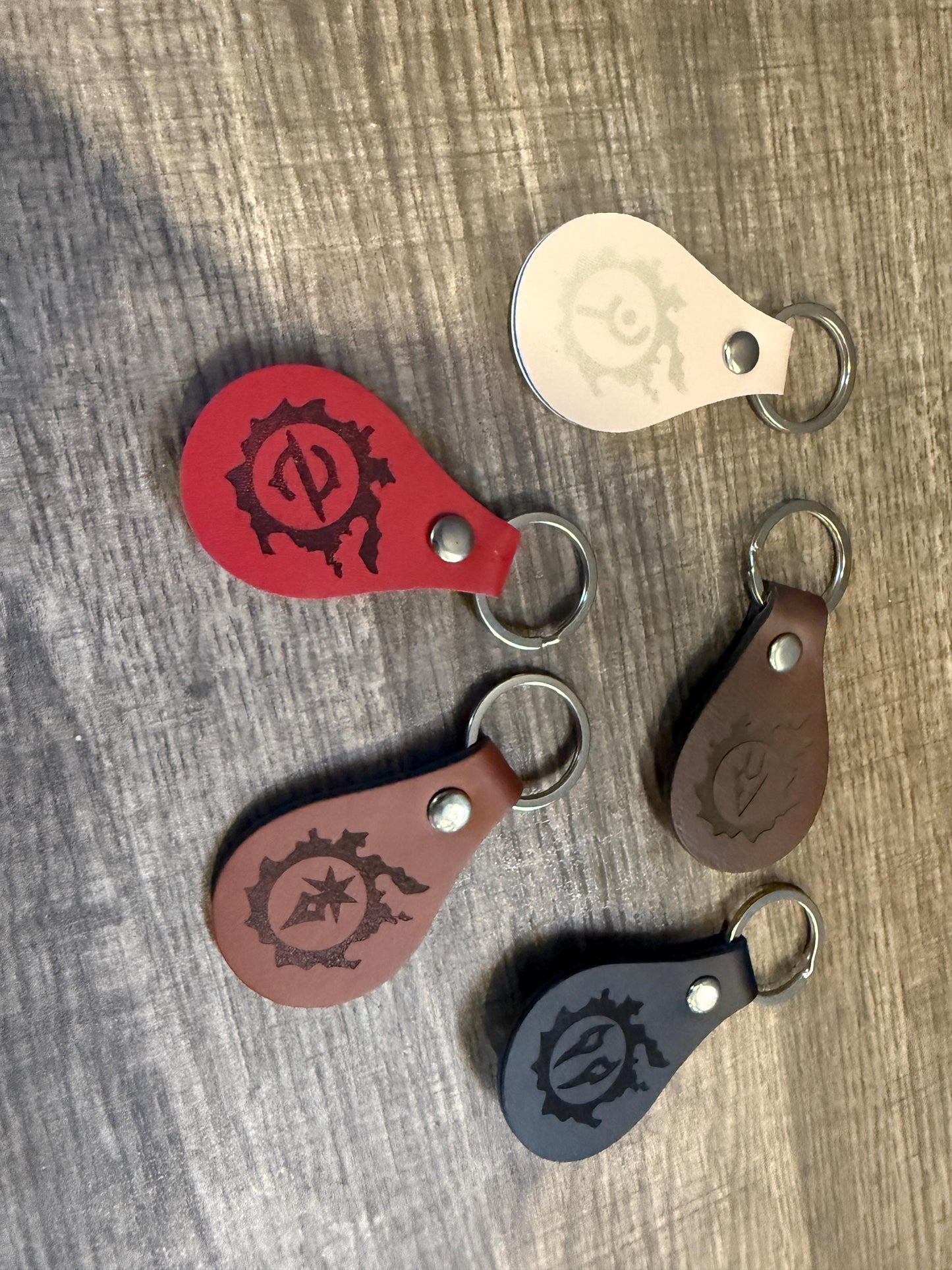 FFXIV PU Leather Job Meteor Keychain Fob Icon Logo Soul FF14, MMO Gift, mmorpg, Gaming Gift, Anime