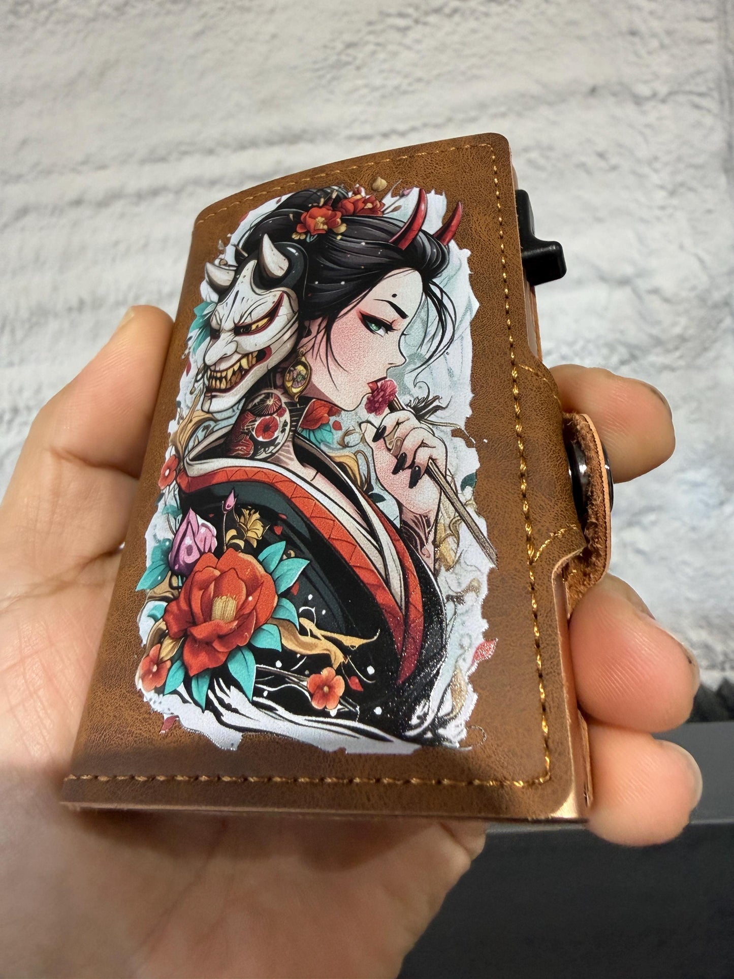 Custom Anime & Gamer Wallet - Personalized PU Leather UV Printed Wallet With Your Favorite Character, Logo or Gamer Tag, RFID Blocking