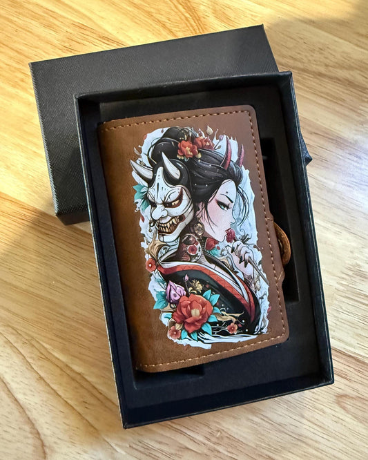 Custom Anime & Gamer Wallet - Personalized PU Leather UV Printed Wallet With Your Favorite Character, Logo or Gamer Tag, RFID Blocking