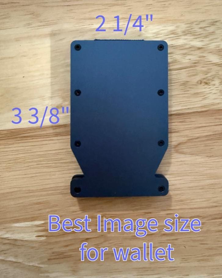 Custom Business Logo UV Print Metal Wallet, RFID Blocking Minimalist Card Holder