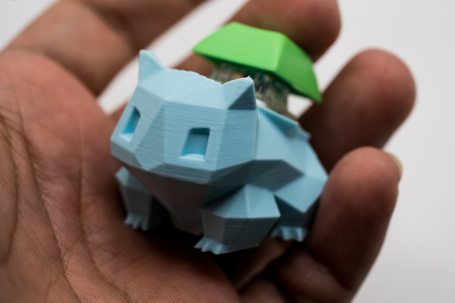 Low Poly Bulbasaur Pokemon Mechanical Switch Fidget Toy