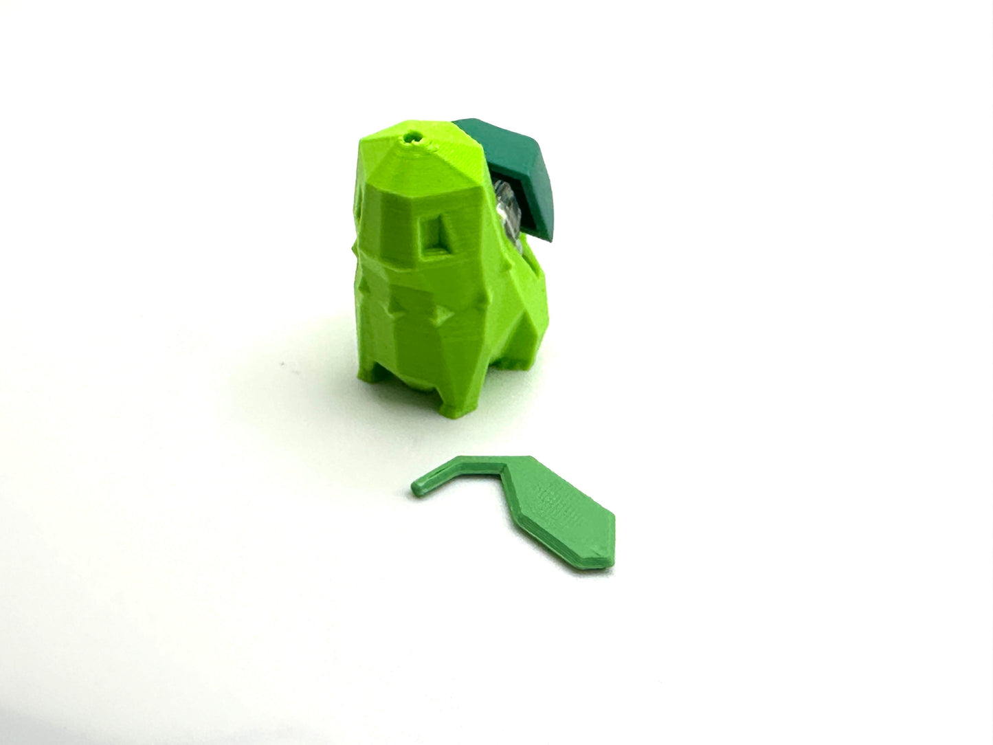 Low Poly Chikorita Mechanical Switch Fidget Toy | Stim Toy Stress Relief ADHD ASMR